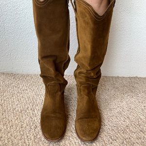 Vintage FRYE genuine SUEDE leather BOOTS